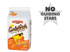 Pepperidge Farm Cheddar Goldfish = No Guiding Stars